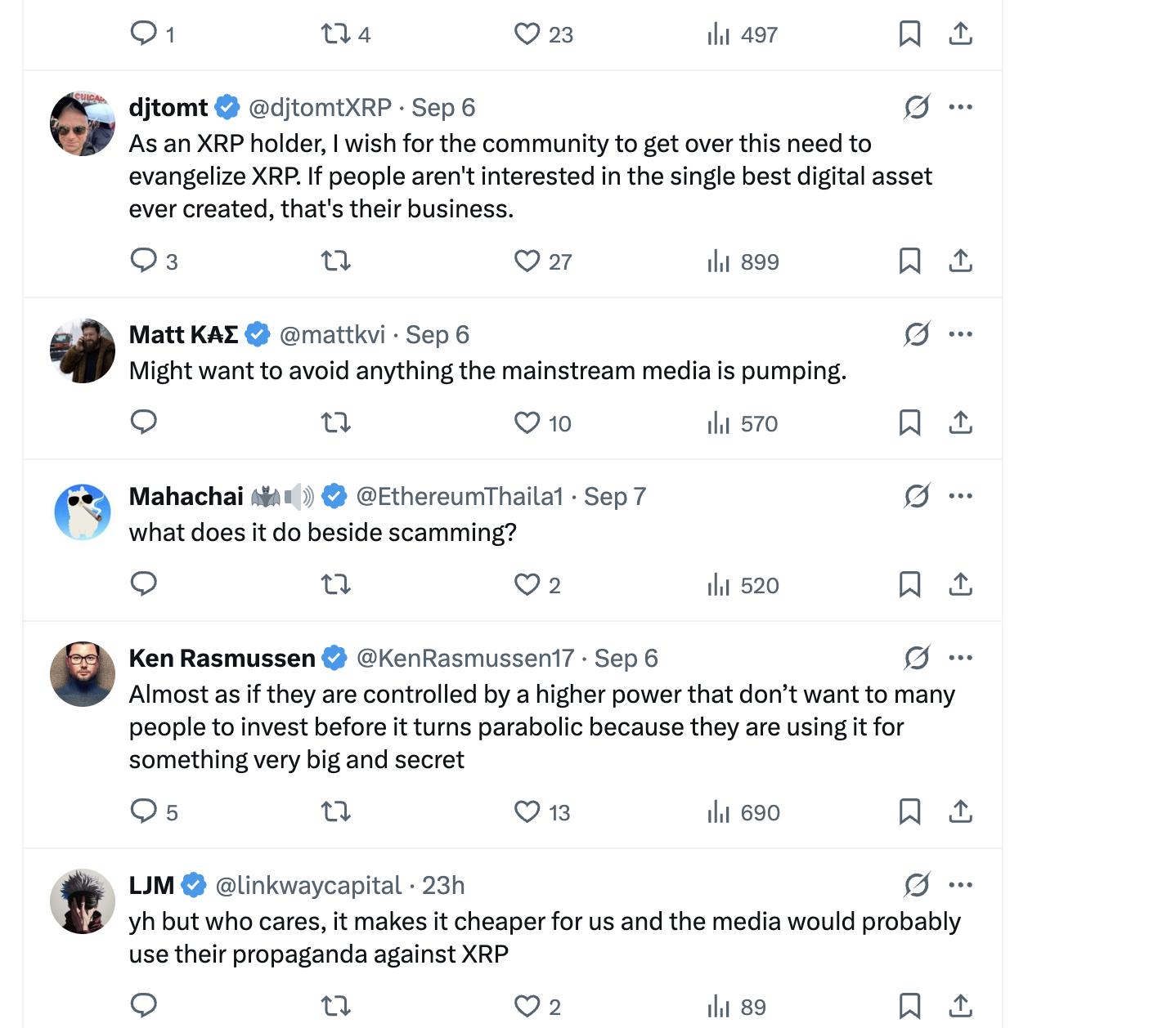Crypto community Reactions